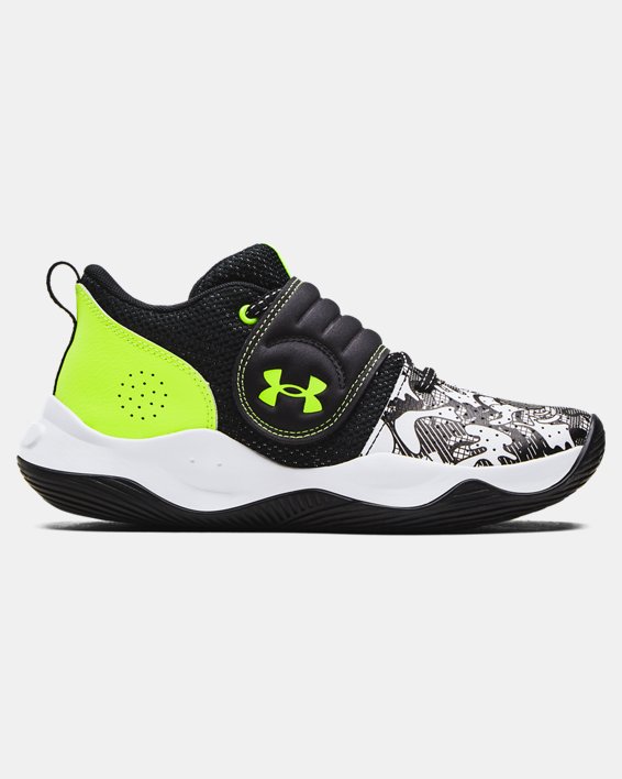 Grade School UA Zone BB Colorshift Basketball Shoes in White image number 0